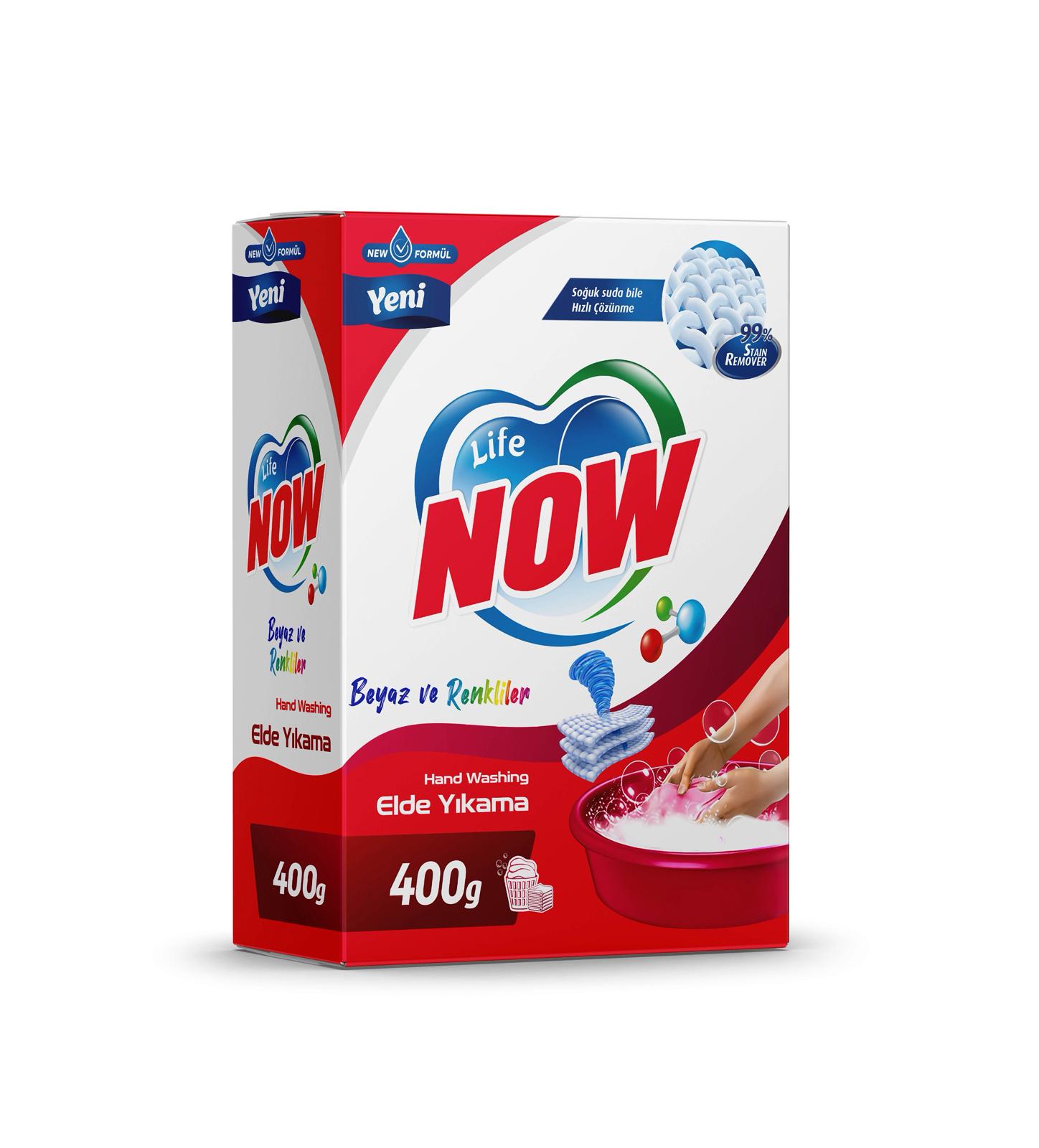 Life Now Toz Deterjan Beyazlar ve Renkliler İçin – 400 G, www.lifenow.com.tr