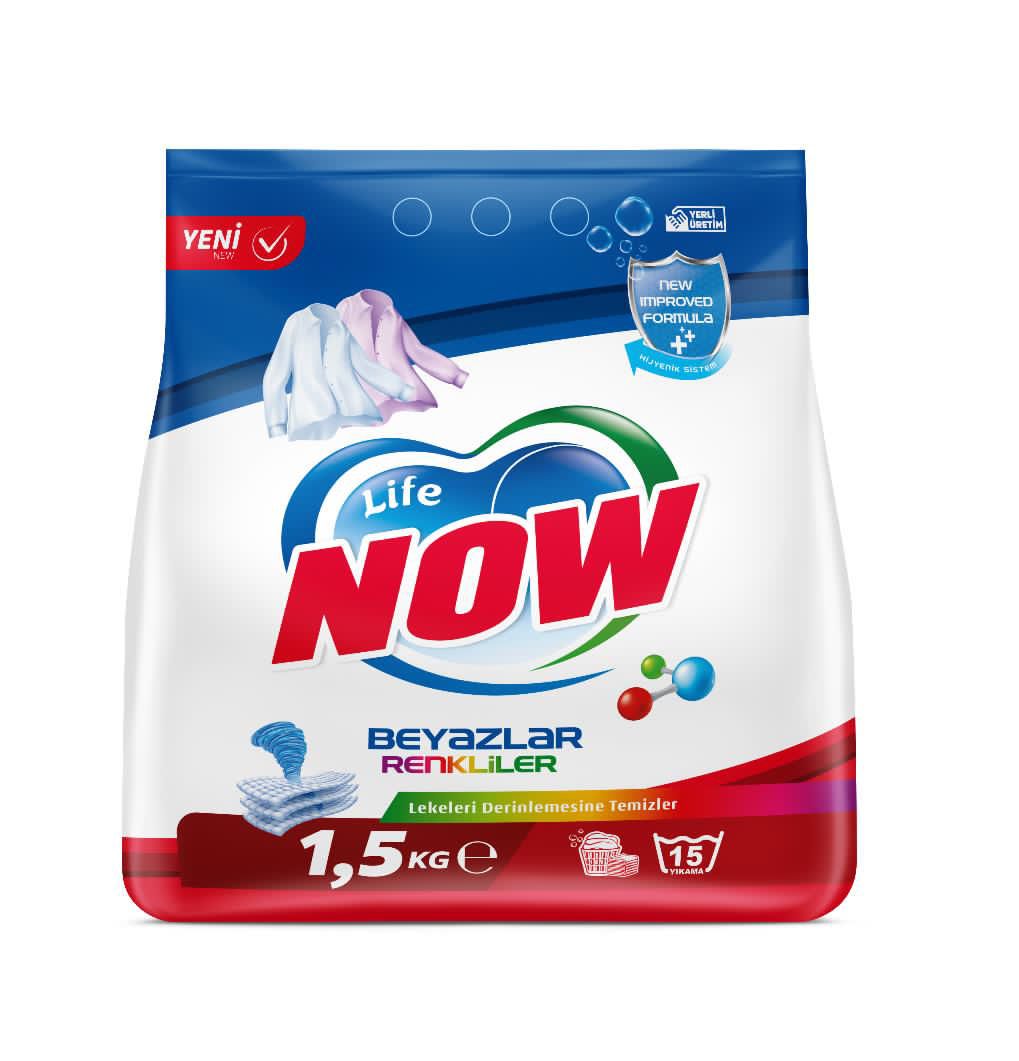 Life Now Toz Deterjan Beyazlar ve Renkliler İçin – 1,5 KG, www.lifenow.com.tr