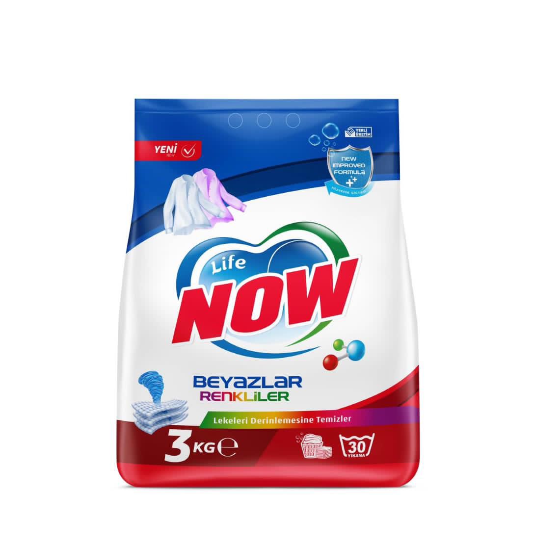 Life Now Toz Deterjan Beyazlar ve Renkliler İçin – 3 KG, www.lifenow.com.tr