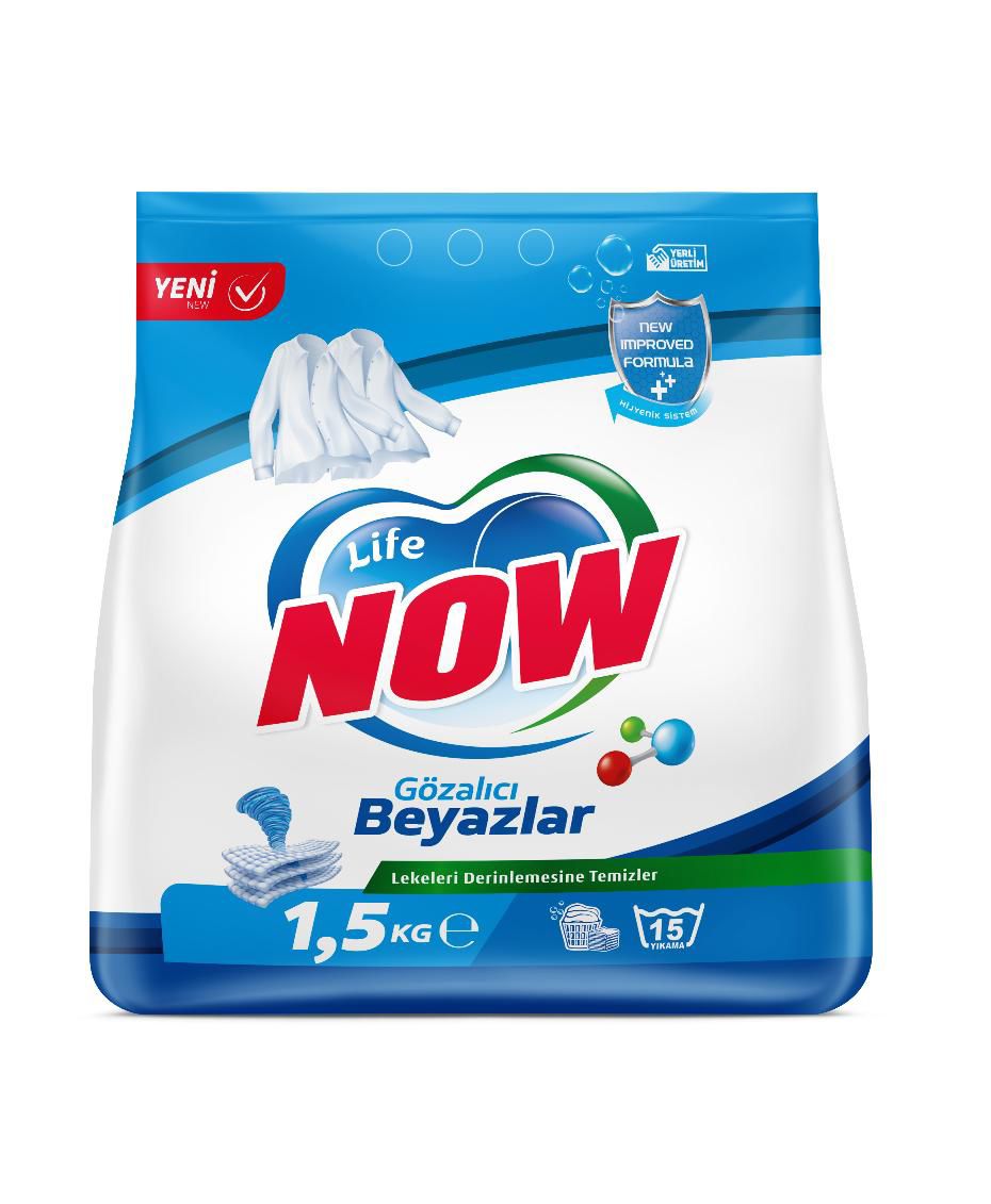 Life Now Toz Deterjan Beyazlar ve Renkliler İçin – 1,5 KG, www.lifenow.com.tr