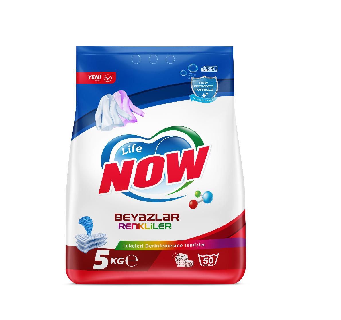 Life Now Toz Deterjan Beyazlar ve Renkliler İçin  – 5 KG, www.lifenow.com.tr