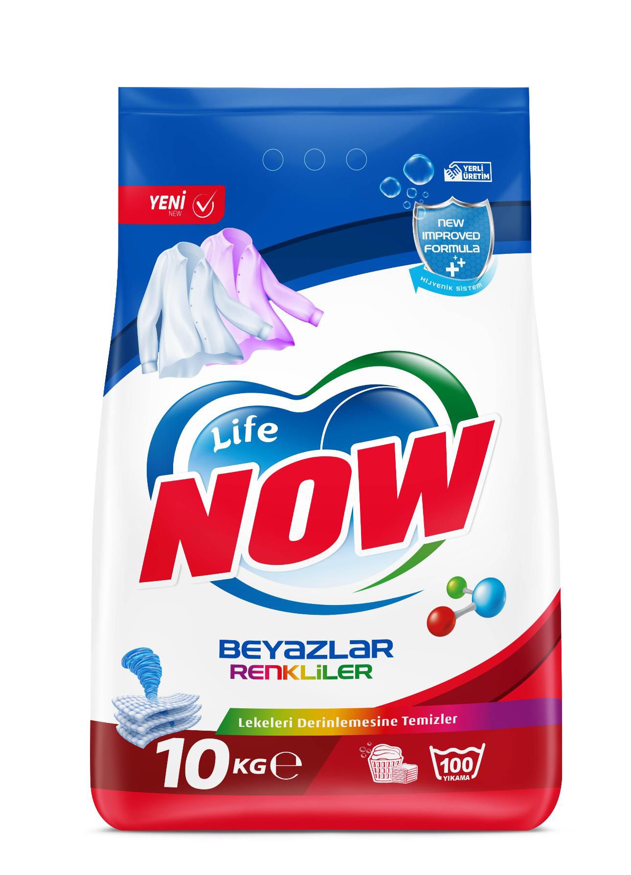 Life Now Toz Deterjan Beyazlar ve Renkliler İçin – 10KG, www.lifenow.com.tr
