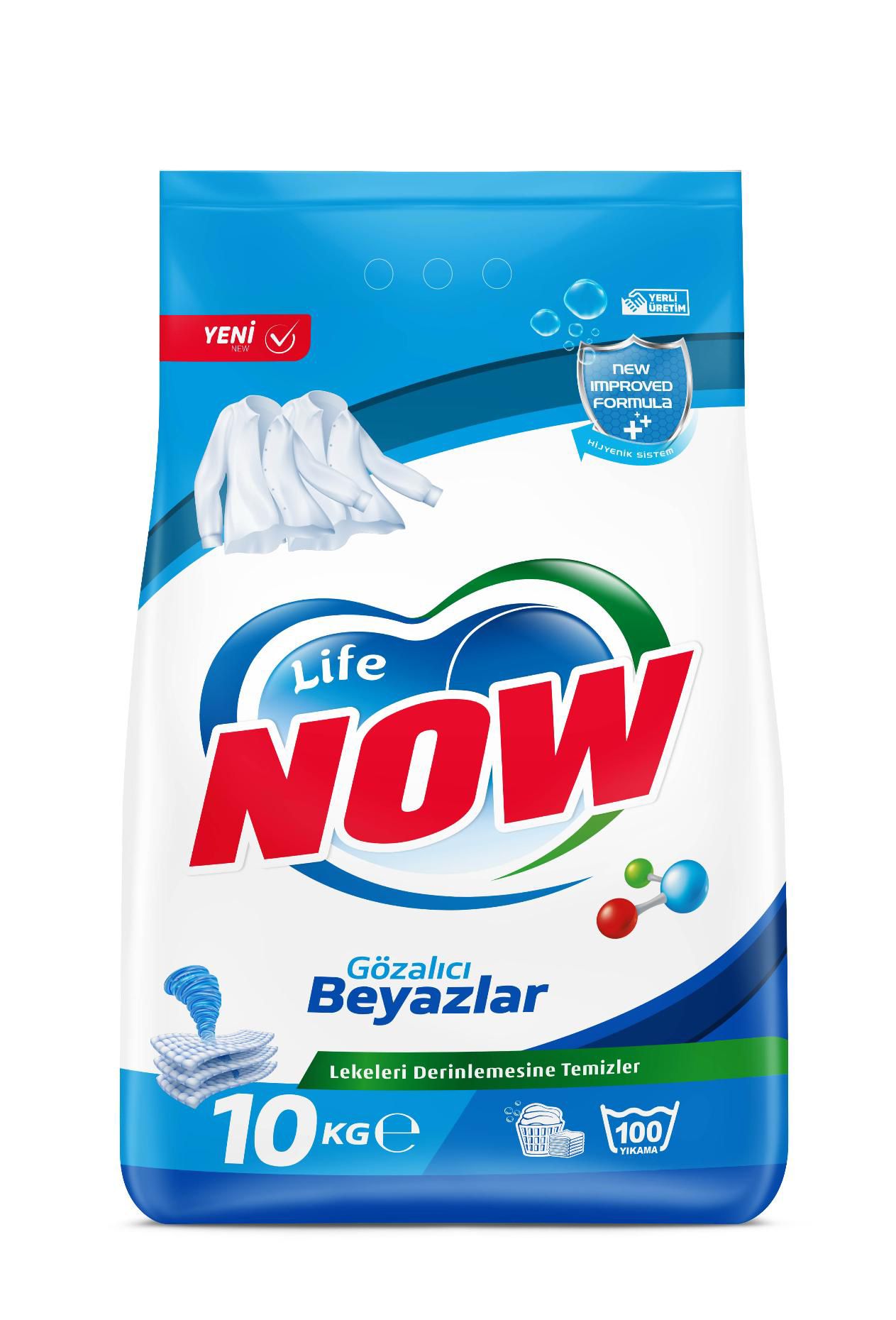 Life Now Toz Deterjan Beyazlar İçin – 10KG, www.lifenow.com.tr