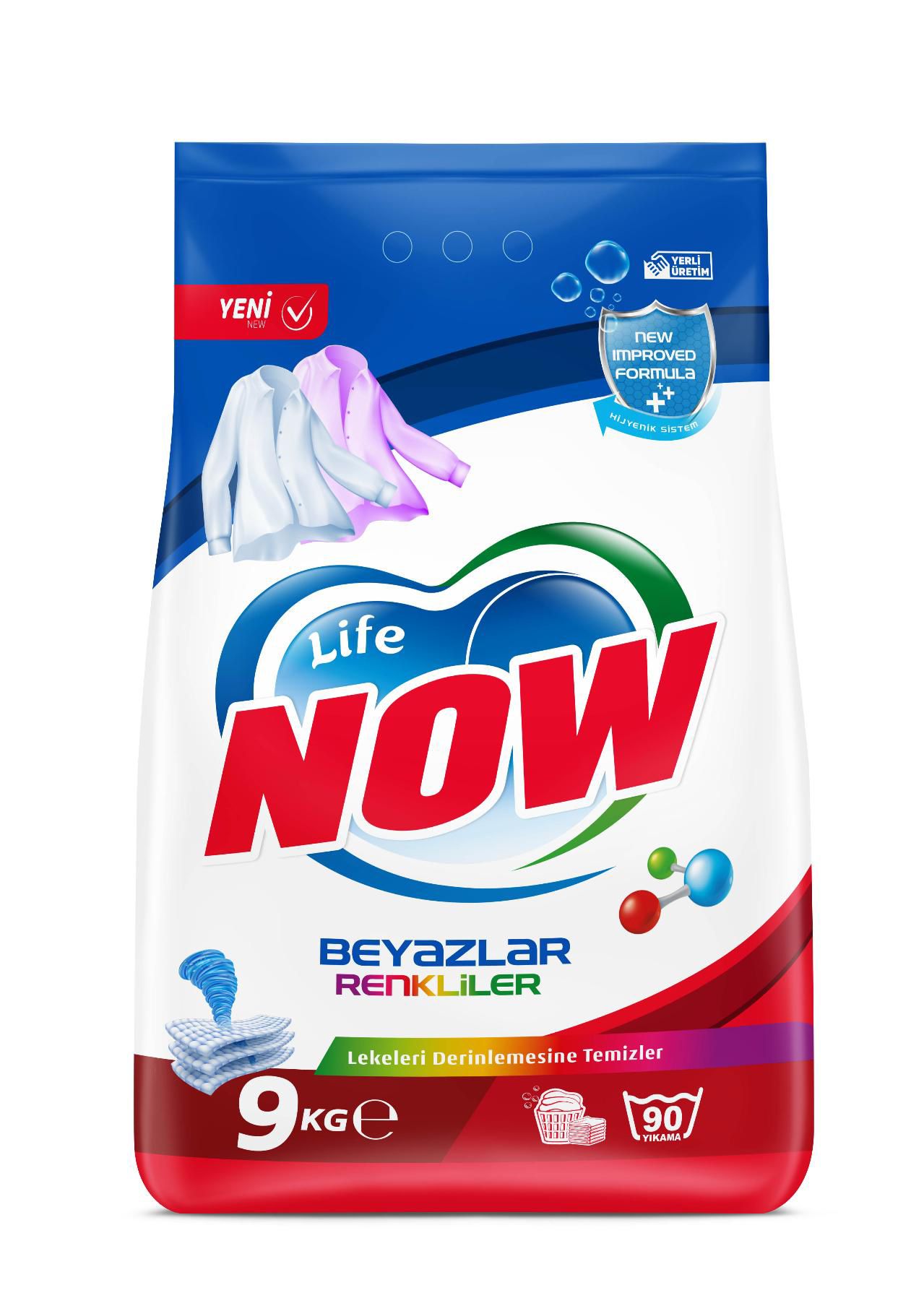 Life Now Toz Deterjan Beyazlar ve Renkliler İçin  – 9 KG, www.lifenow.com.tr